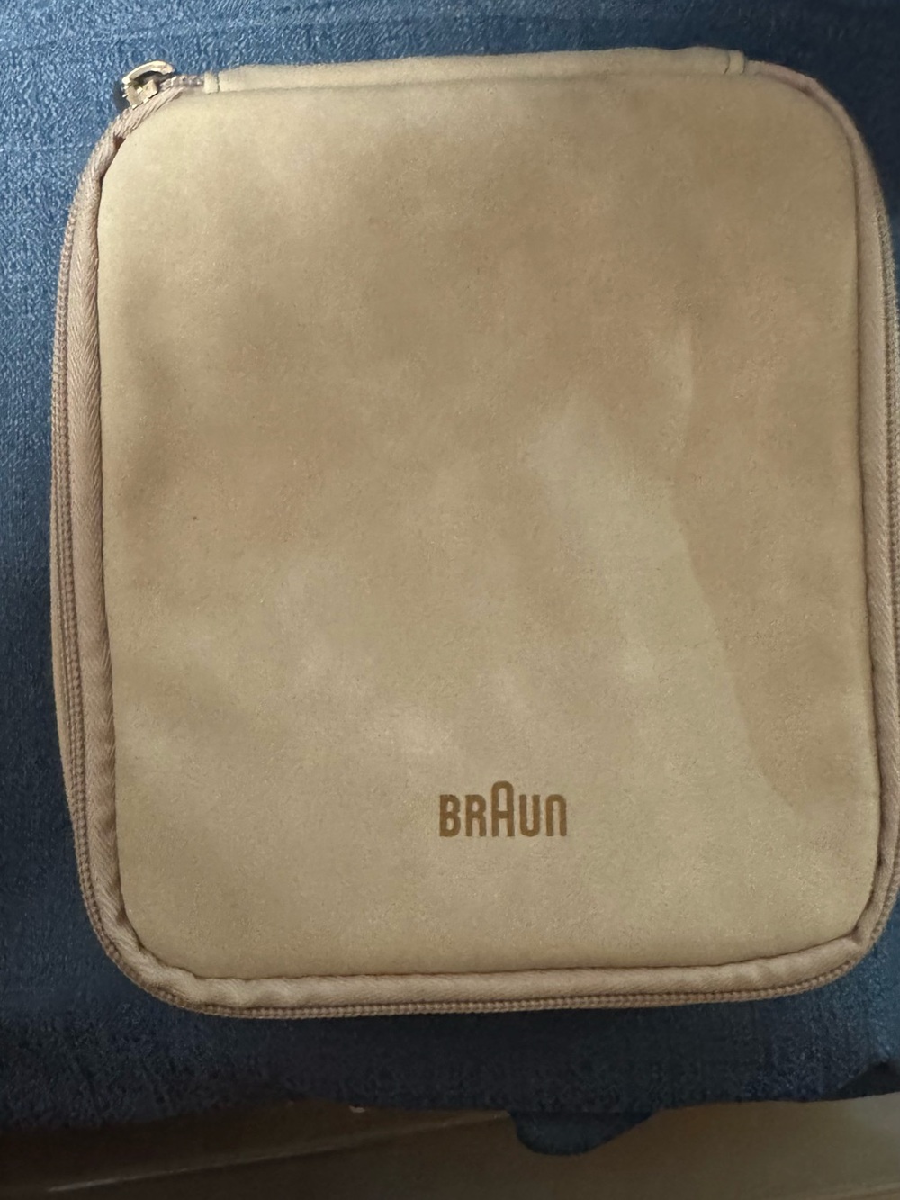 Braun Women’s Tan Travel Pouch - Compact Organizer